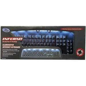    Inferno 10144/10144A Illuminated Internet Keyboard Electronics