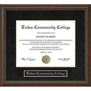  Tulsa Community College (TCC) Diploma Frame Sports 