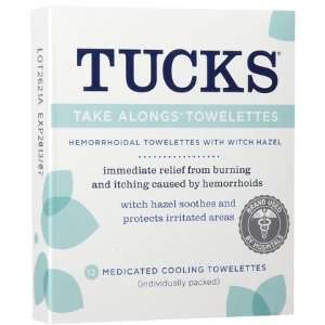 Tucks Hemorrhoidal Towelettes With Witch Hazel 12 ct (Quantity of 5)
