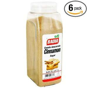 Badia Cinnamon Sugar 29 Oz (Pack of 6)  Grocery & Gourmet 