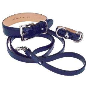  Patent Leather Navy Dog Collar
