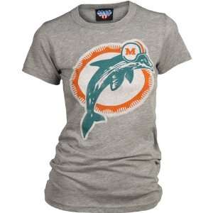 Junk Food Miami Dolphins Womens Short Sleeve Crew T Shirt Small