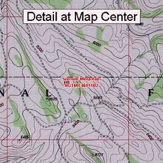  USGS Topographic Quadrangle Map   Sixmile Mountain 