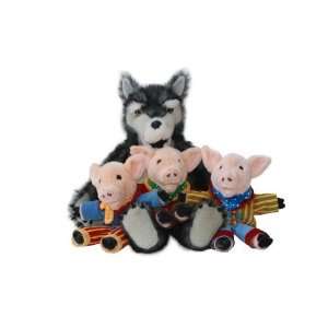  Giant Story Tellers Wolf & Three Little Pigs Puppets Toys 