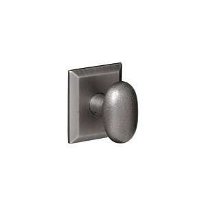  Baldwin Images Oval with Squared Rose Door Knob Set