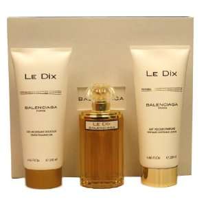  LE DIX Perfume. 3 PC. GIFT SET ( EAU DE TOILETTE SPRAY 3 