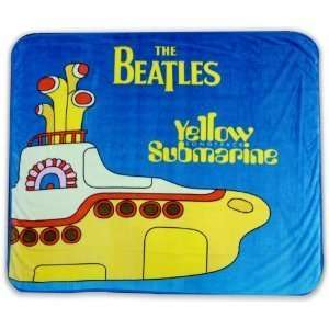  The Beatles Yellow Submarine Fleece Trow Blanket 