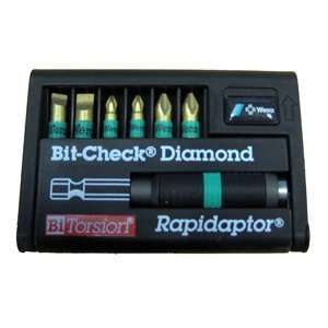  Wera Rapidaptor Bit Holder w/ 6 Piece Diamond Bit Set 