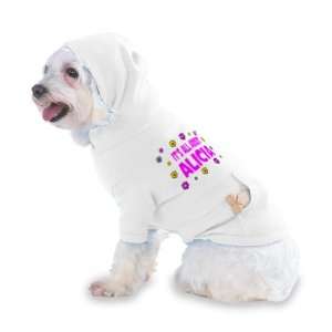  Its All About Alicia Hooded T Shirt for Dog or Cat X Small 