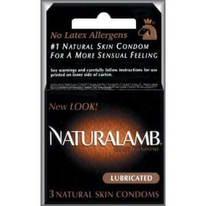  Trojan Naturalamb Lubricated Natural Skin Condoms   3 Pack 