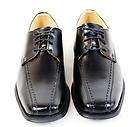 fw49/ Black Mens Oxford Dress Shoes, New in Box, US 9.5