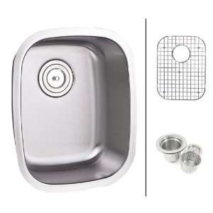   Single Bowl Kitchen / Bar / Prep Sink   16 Gauge Free Accessories