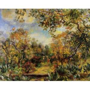  Oil Painting Beaulieu Landscape Pierre Auguste Renoir 