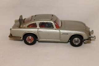 Vintage Corgi Aston Martin DB6 Metallic Silver 1/64 James Bond 007 