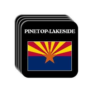 US State Flag   PINETOP LAKESIDE, Arizona (AZ) Set of 4 Mini Mousepad 