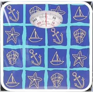  Weight Scale Nautical Theme, Glass Bathroom ScaleBody Fat Scales