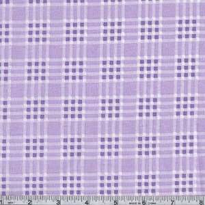  45 Wide Playground Plaid Lilac Fabric By The Yard Arts 