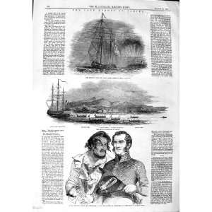  1844 TAHITI QUEEN KETCH BASILISK PRITCHARD SHIPS FORT 