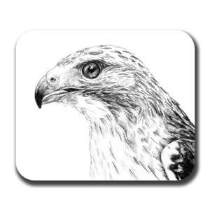  Red Tailed Hawk Bird Art Mouse Pad 