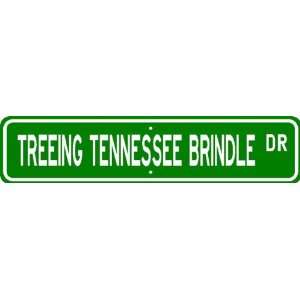 Treeing Tennessee Brindle STREET SIGN ~ High Quality Aluminum ~ Dog 