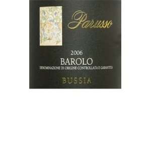  2006 Parusso Barolo Bussia 750ml Grocery & Gourmet Food