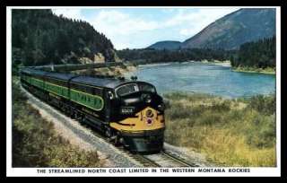 TRAINS NORTHERN PACIFIC RR, NORTH COAST LIMITED  