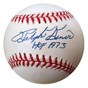 Ralph Kiner Autographed/Signed HOF Baseball  Sports 