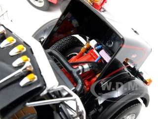   Tri Axle Lowboy Trailer Red/Black die cast car model by First Gear