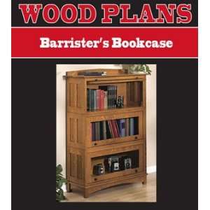  BARRISTERS BOOKCASE WOODWORKING PAPER PLAN PW10074