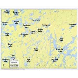 Fisher BWCA/Quetico Canoe Map Number 25