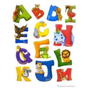  Kids Baby Room A M Letters Alphabet Wall Mural Sticker 
