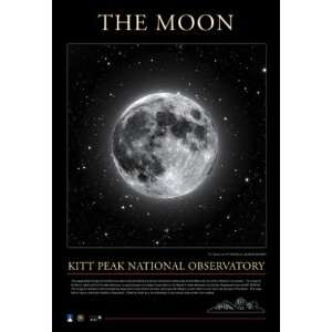    Moon Image Poster from Kitt Peak Observatory
