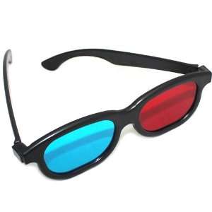  Plastic Frame Red and Blue/Cyan 3D Glasses Electronics
