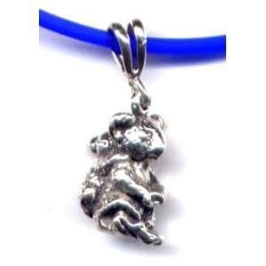  14 Blue Koala Bears Necklace Sterling Silver Jewelry Gift 