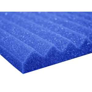  1 x 48 x 72 Blue Acoustic Studio Wedge Foam 2 Pack by 