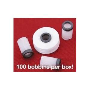   Pre Wound Embroidery Bobbins   Box of 100 White Arts, Crafts & Sewing