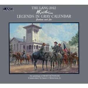   2012 Legends in Gray Wall Calendar by Mort Kunstler