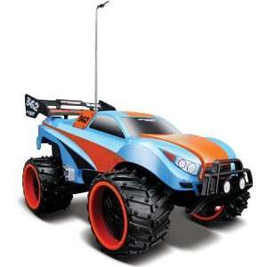  Maisto 1/16 R/C Off Road Dune Blaster   Blue/Orange Toys & Games