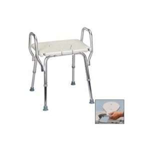  Shower Chair with Arms and Replacable Cut Out Seat Health 