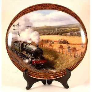 Davenport train plate Trackside Harvest by Don Breckon from When the 