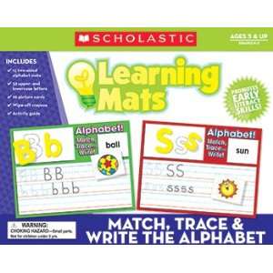  Match Trace & Write The Alphabet