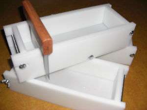 SOAP CUTTER & NO LINER MOLDS Wood Wooden Lids Aval.  