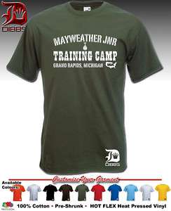 FLOYD MAYWEATHER T SHIRT BOXING TRAINING CAMP BY DiBBs  