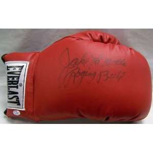 Jake LaMotta Boxing Glove Autographed 