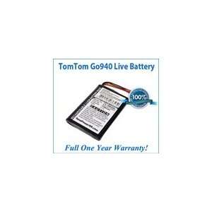  Extended Life Battery For The TomTom Go 940 Live GPS Electronics