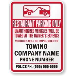   Towing Company Name, Phone Number (with Graphic) (California) Police