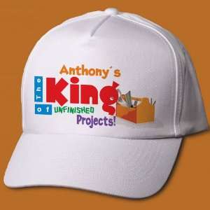   Personalized Hat for Dad   King of Unfinished Projects