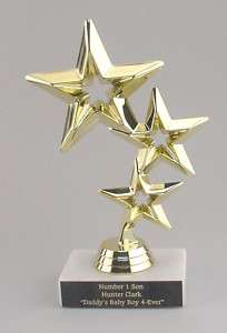 Personalized STAR AWARD RECOGNITION TROPHY Engraved  