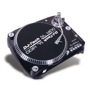  Dj Tech SL1300MK6USB BK Direct Drive DJ Turntable, Black 