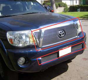 05 10 Toyota Tacoma Billet Grille Combo Grill Inserts  